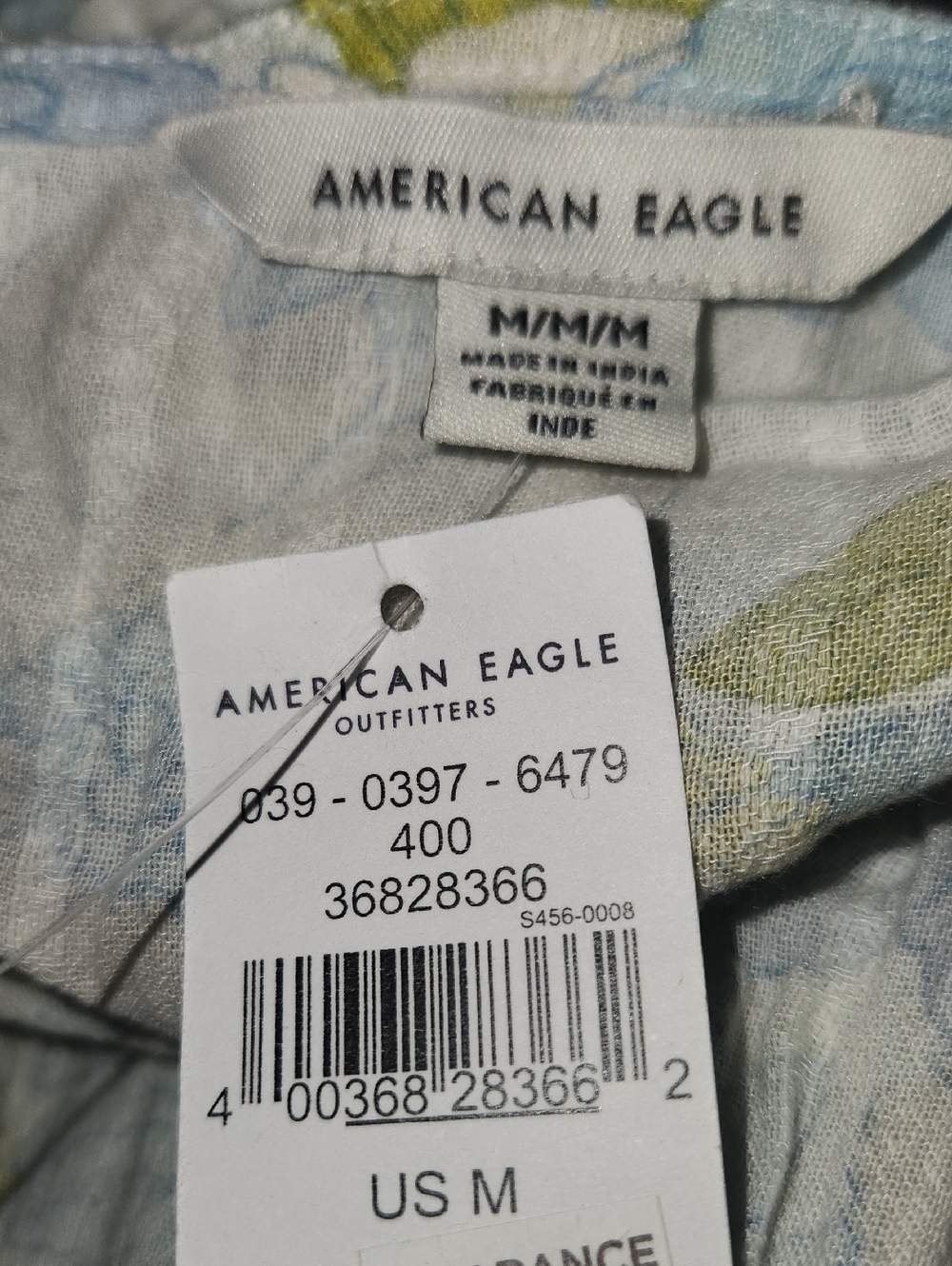 NWT American Eagle Floral Romper One Piece Ruffle Hem Cutout Outfit Shorts M - Picture 5 of 6
